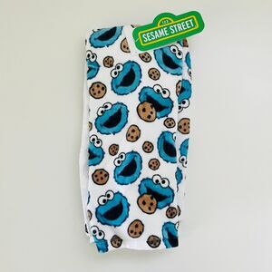SESAME STREET Blue White Cookie Monster Kitchen Towels, Set of 2